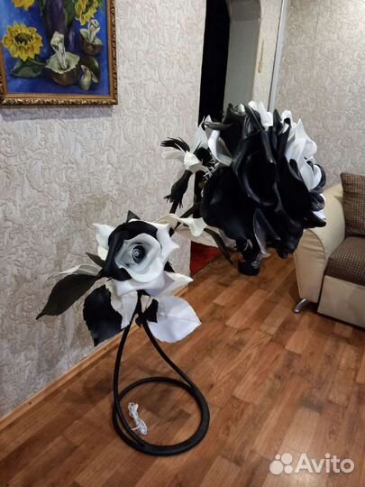 Роза из изолона