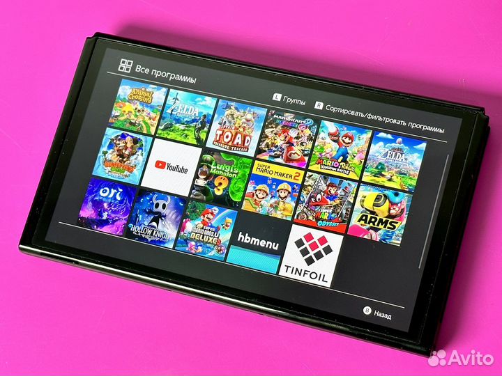 Nintendo Switch Oled Splatoon 3 прошитая Pico