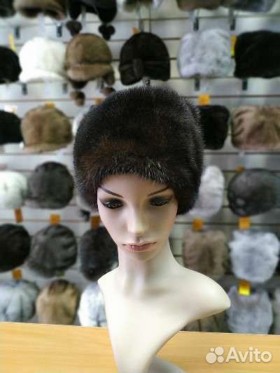 Шапка норковая новая женская