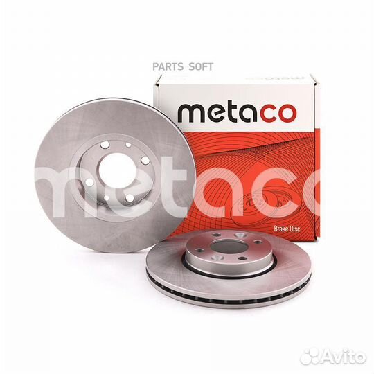 Metaco 3050005 Диск тормозной renault/nissan note