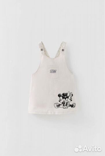 Джинсовый сарафан zara 110