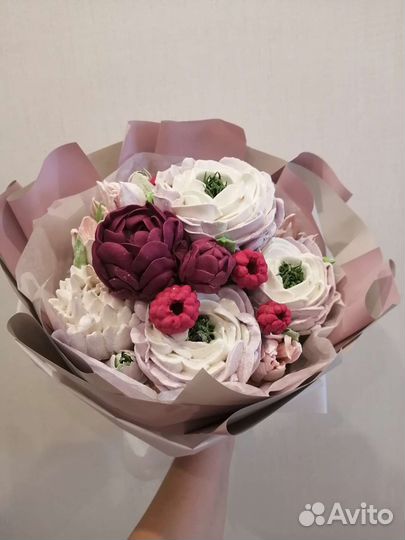 Подарки на день учителя. Зефирные букеты