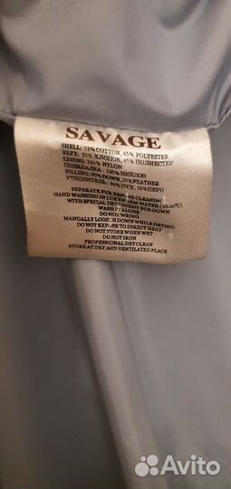 Пуховик женский savage 46