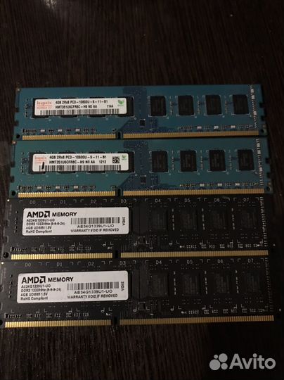 Оперативная память, процессоры, мат. плата