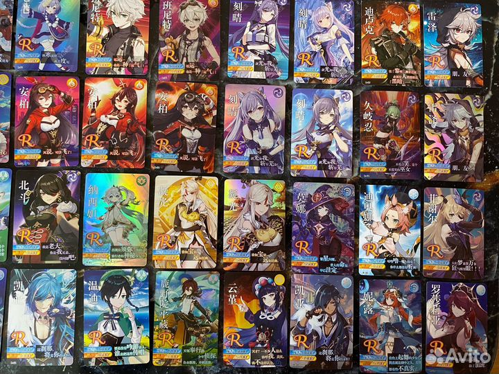 Карточки Genshin Impact обмен/продажа