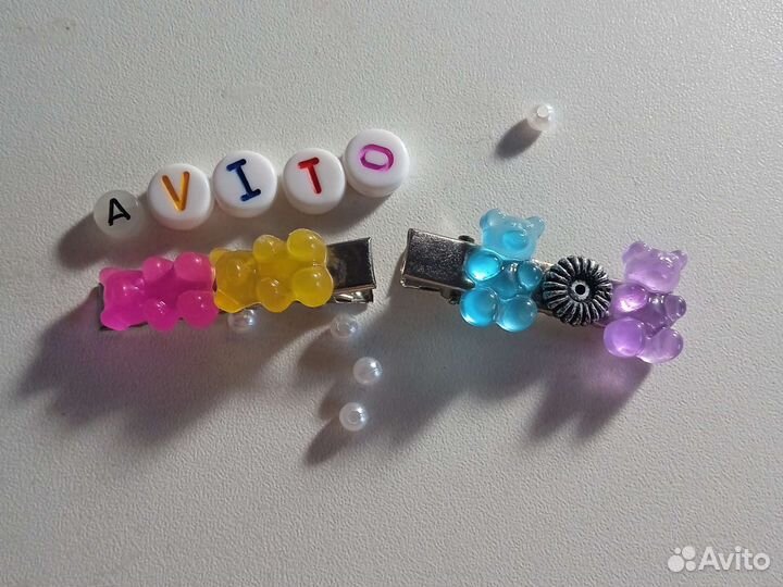 Заколочки с мишками