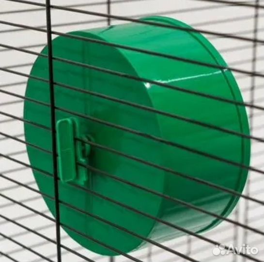 Опилки, колесо, поилка, миска домик для грызунов