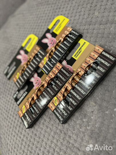 Батарейки пальчиковые и мизинчик новые