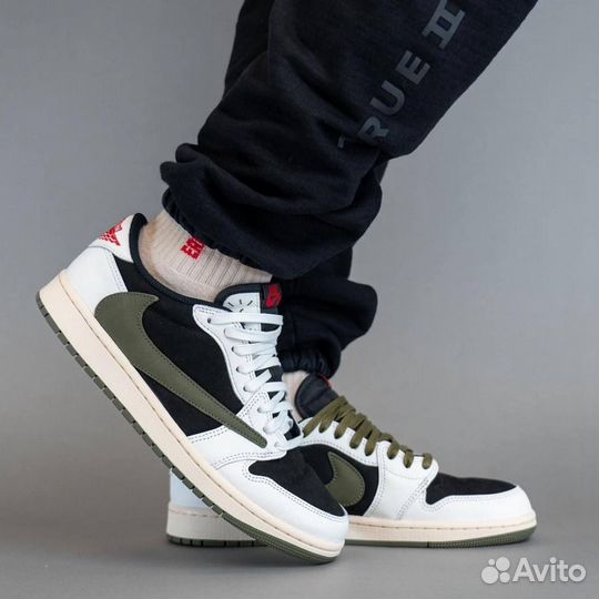 Кроссовки мужские Nike air Jordan 1 Travis Scott