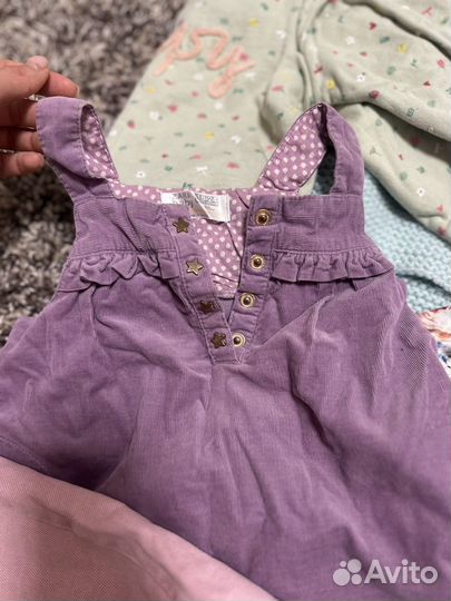 Огромные пакеты одежды на девочку