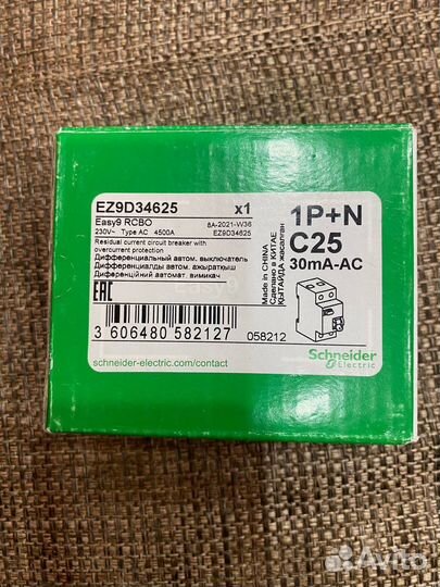Автомат, дифавтомат Schneider Electric