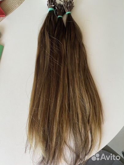 Волосы для наращивания 50 см бу