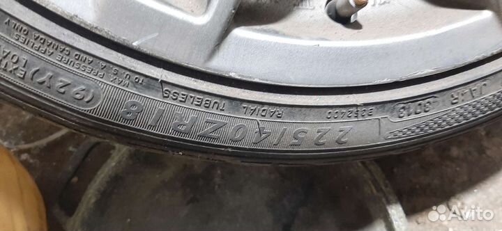 Литые диски r18 на audi a6 бу