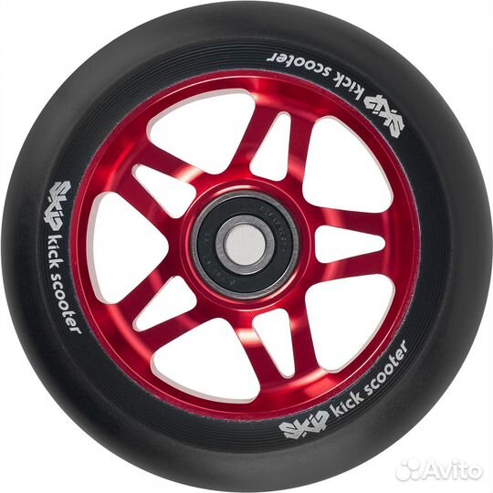 Колесо skip WHL19 100x24mm красный Sim79