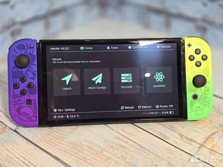 Nintendo Switch Oled Splaton прошитая, новая