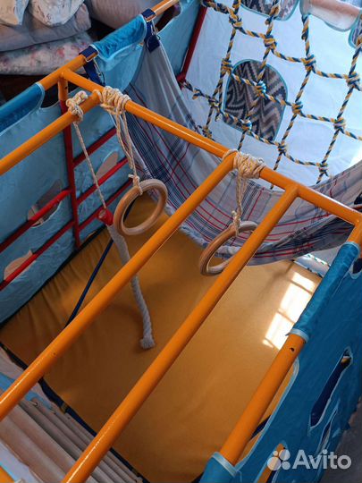 Чехол ранний старт Замок бело-голубой