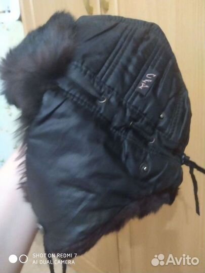 Шапка ушанка детская