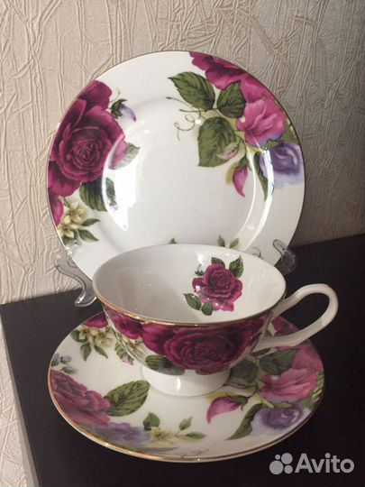 Чайная тройка Фарфор