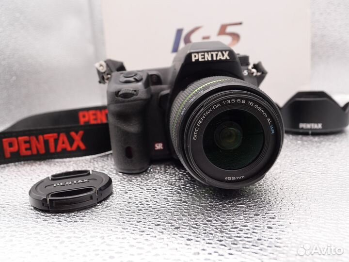 Фотоаппарат Pentax K 5 c объективом 18-55 mm