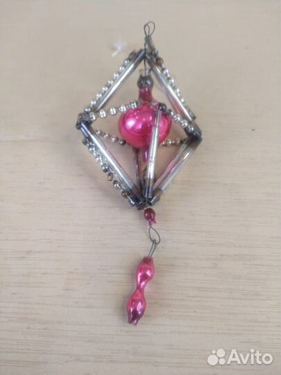 Ёлочные игрушки стеклярус СССР