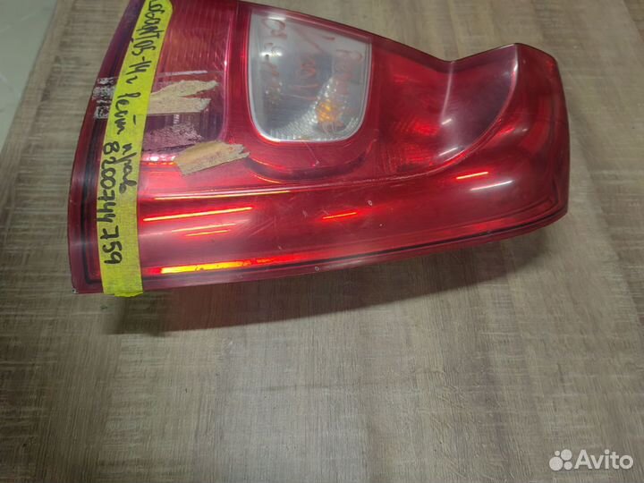 Фонарь задний правый Renault Logan седан