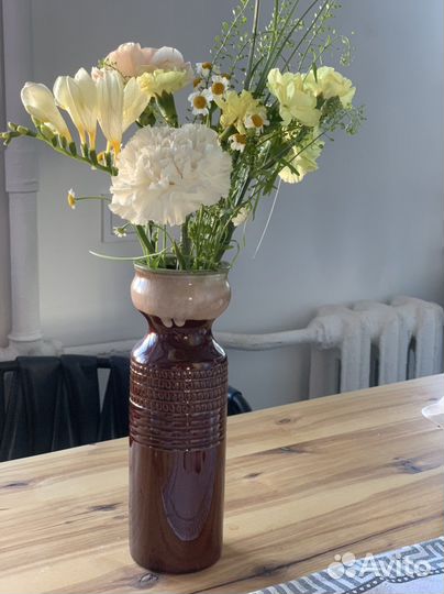 Ваза и подсвечник глиняные