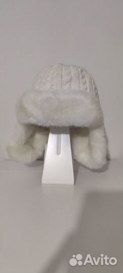 Шапка ушанка женская