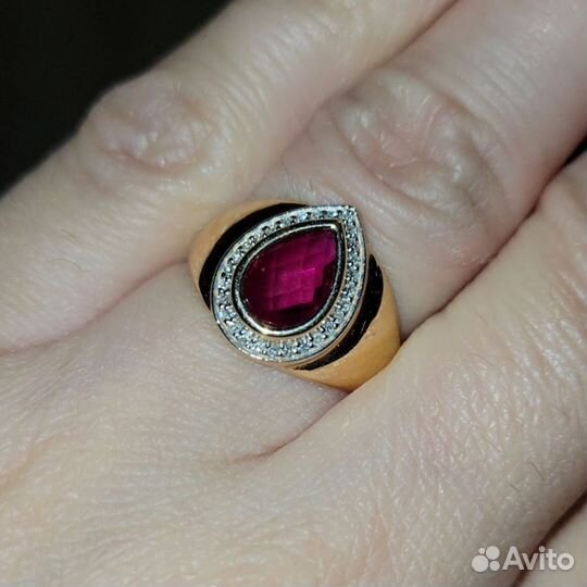 Кольцо новое р.16