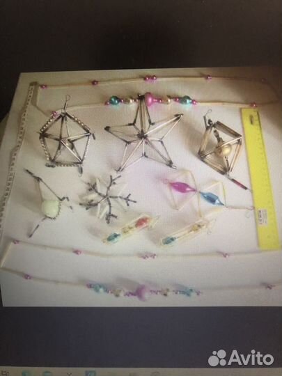 Елочные игрушки, стекло, СССР