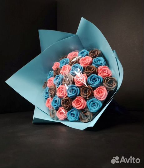 Шоколадные Розы - 37 шт в Букете
