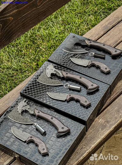 Топор нож подарочный футляр (Арт.15722)