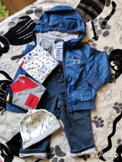 Ветровка детская на мальчика р 74-86, за все