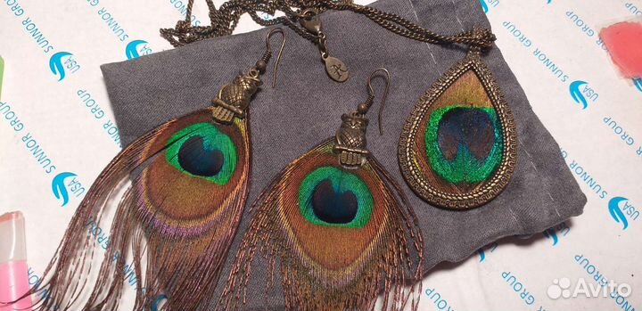 Подвеска и серьги