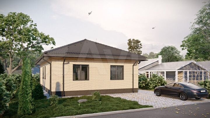 Дом 80 м² на участке 6 сот.