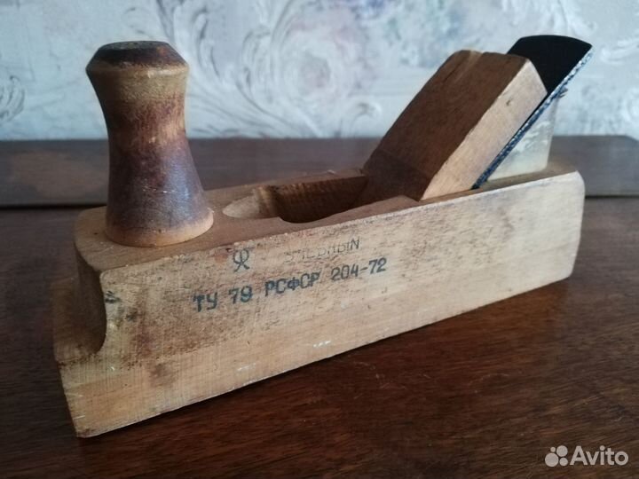 Рубанок ручной деревянный СССР