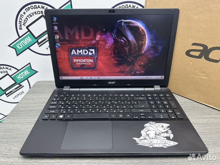 Быстрый тонкий Acer 4 ядра AMD 4Gb SSD+320Gb