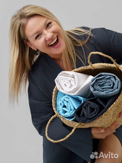 Халат банный вафельный Артикул 1698 - 1695