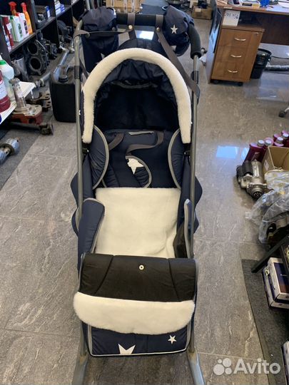 Детские санки коляска