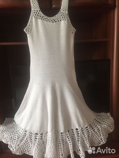 Сарафан вязаный женский