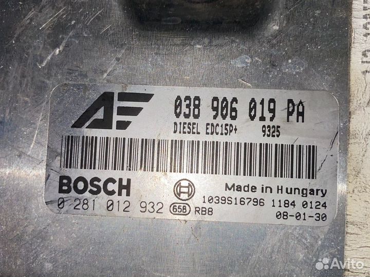 Эбу 038906019PA VW Sharan BVK