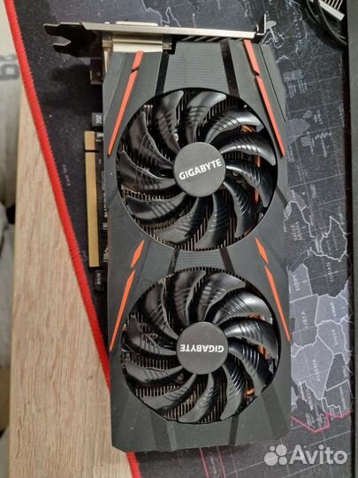 Видеокарта rx580 4gb gigabyte