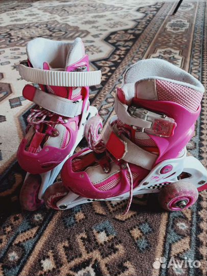 Роликовые коньки детские раздвижные