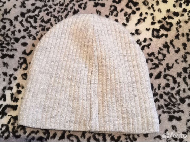 Женская шапка зимняя перламутровая