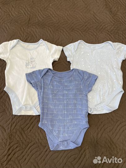 Боди для мальчика 6-9 месяцев Mothercare