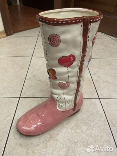 Кашпо сапог