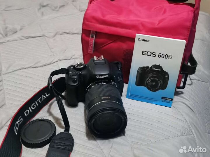 Зеркальный фотоаппарат canon eos 600 D