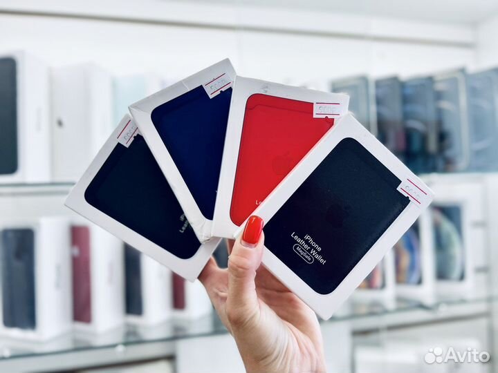 Картхолдер на магните Learher Wallet MagSafe