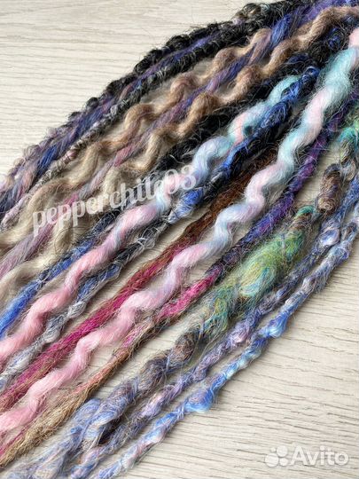 Дреды на резинке, афрорезинка, дредорезинка