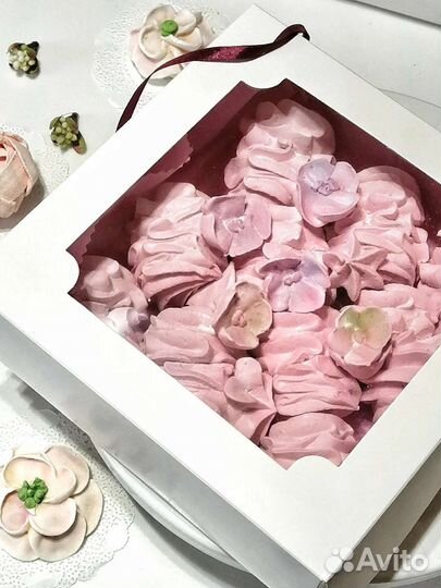 Съедобные букеты, зефирные цветы, зефир