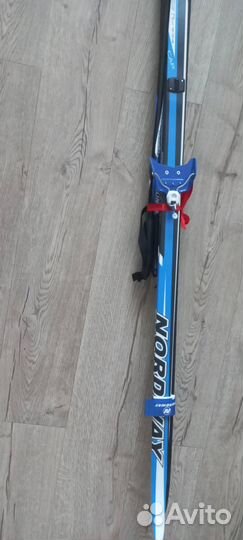 Лыжи беговые детские с ботинками и палками Nordway